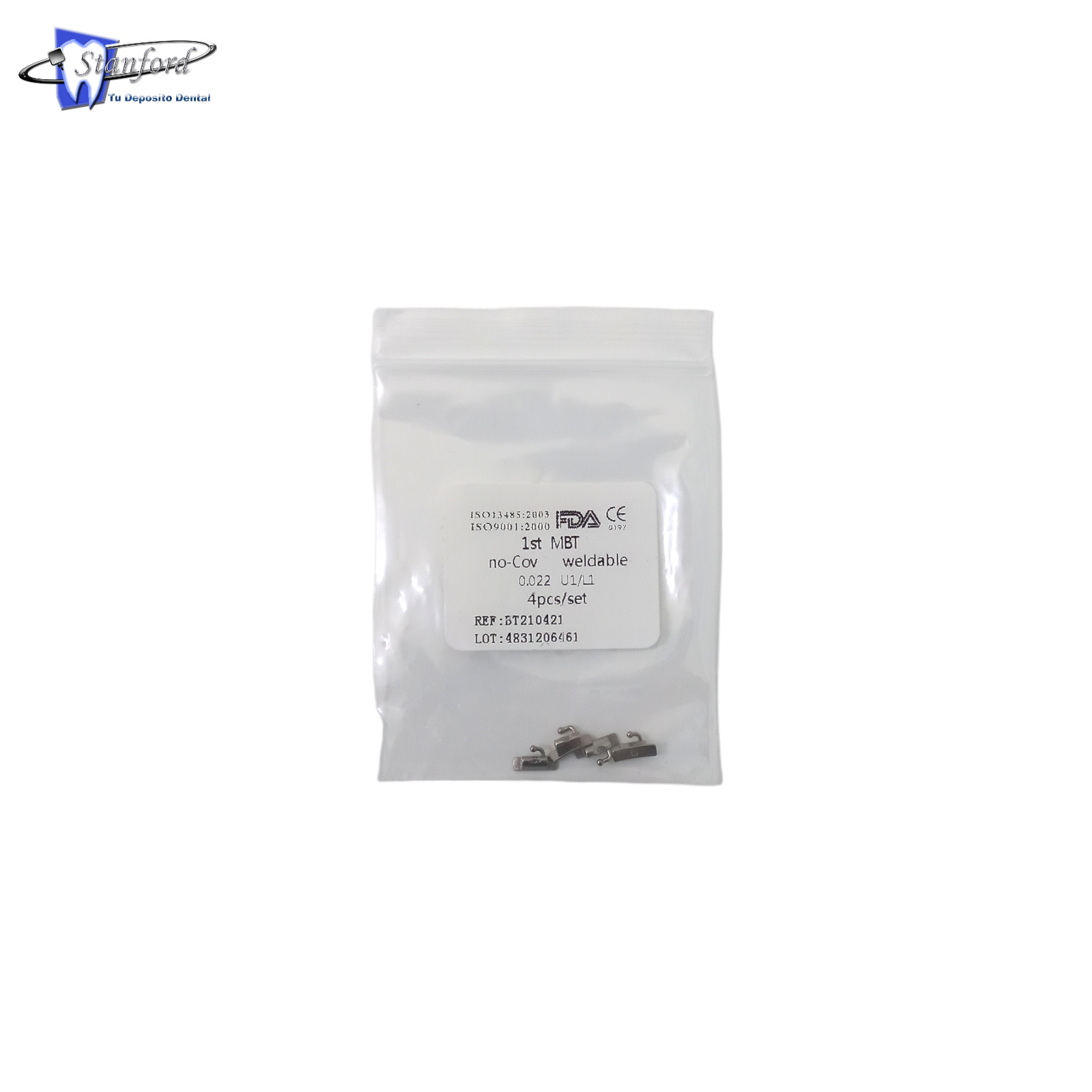 AZDENT Roth .022 Laser Marked Buccal Tube For Orthodontics - Upper/Lower First Molar