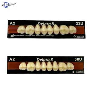 Dientes-para-prótesis-de-resina-Delara-A2-1x8-Superior-depositodentalstanford-irapuato