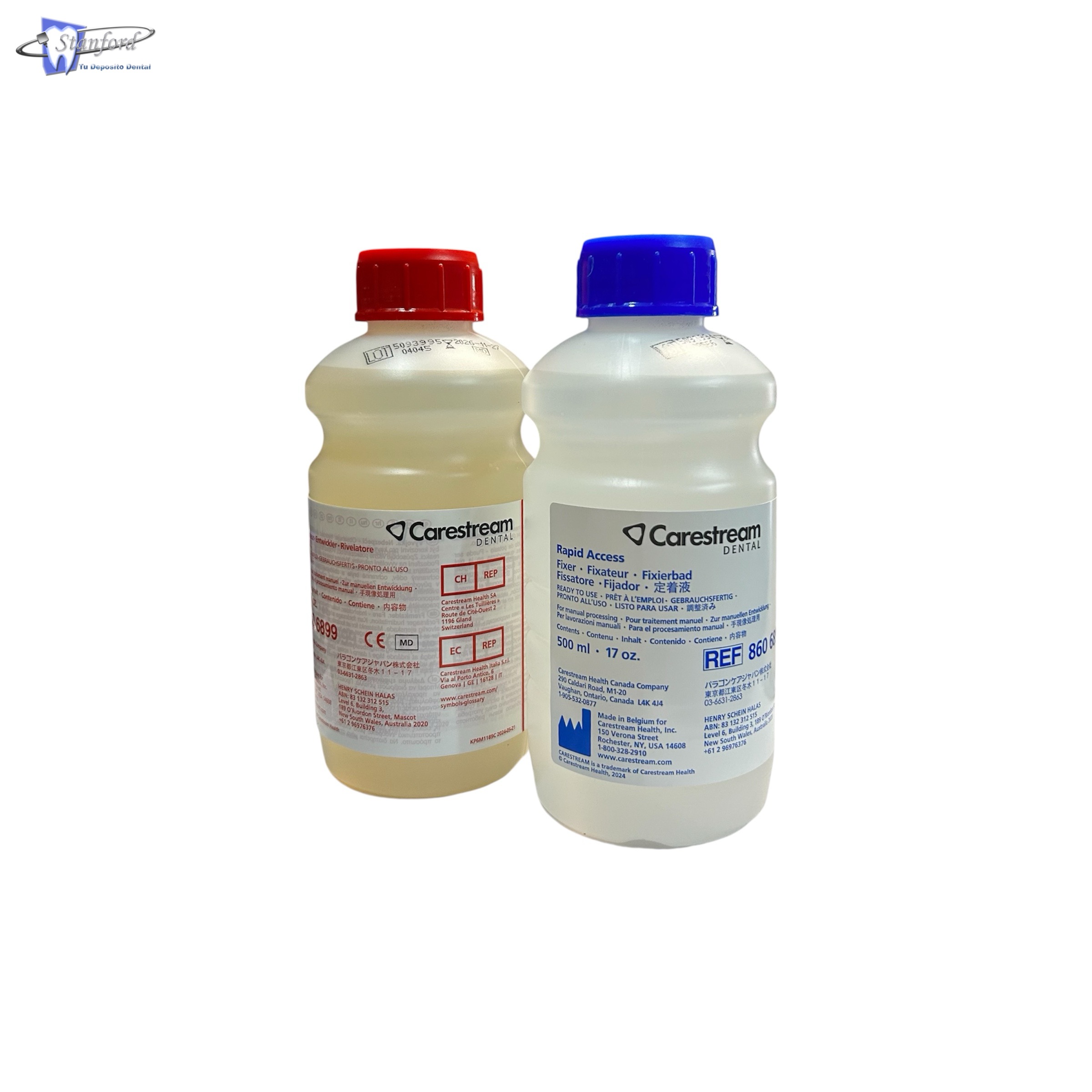 Revelador Y Fijador Rapid Access 6 X 500Ml Carestream