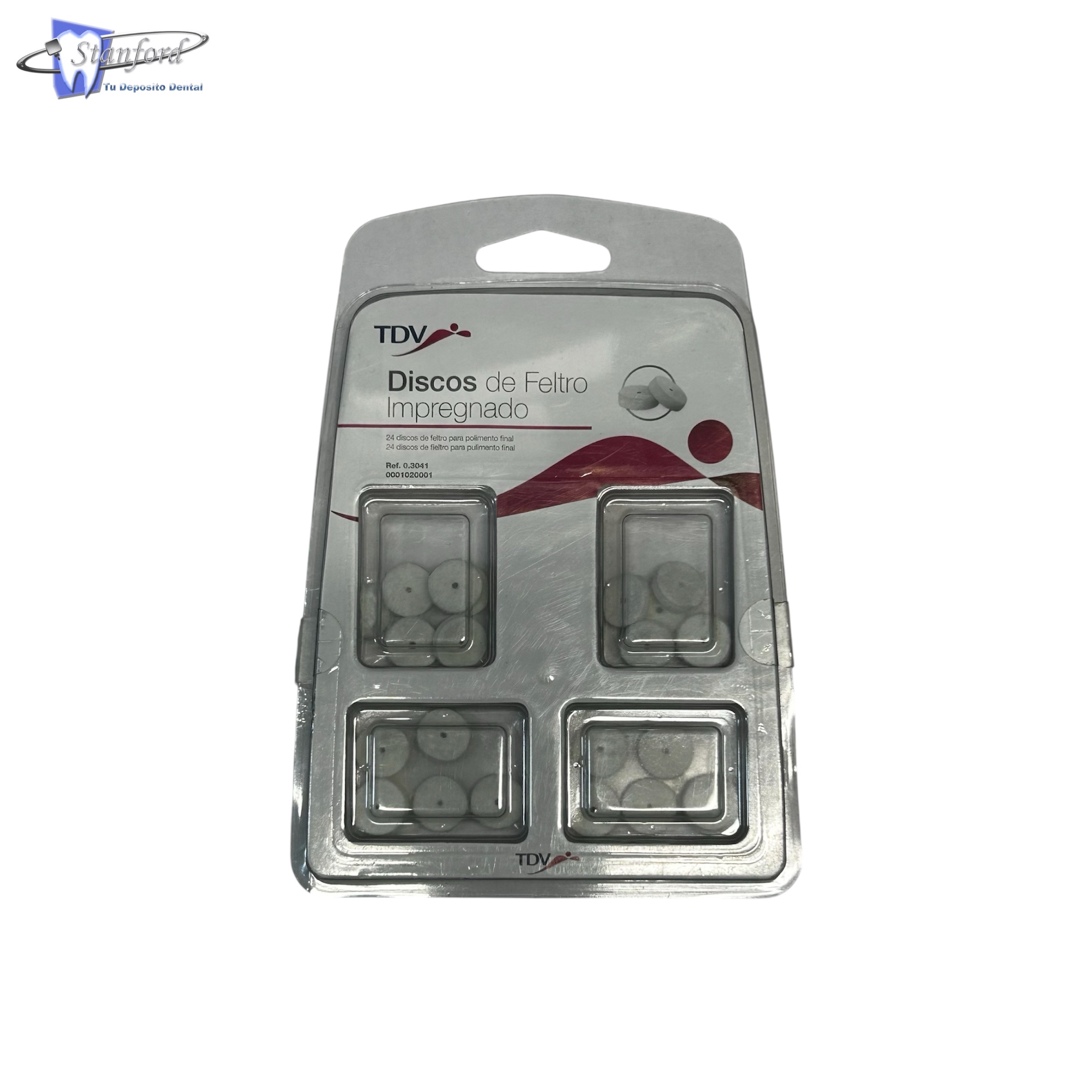 Discos De Fieltro Impregnados - 24 De 12Mm