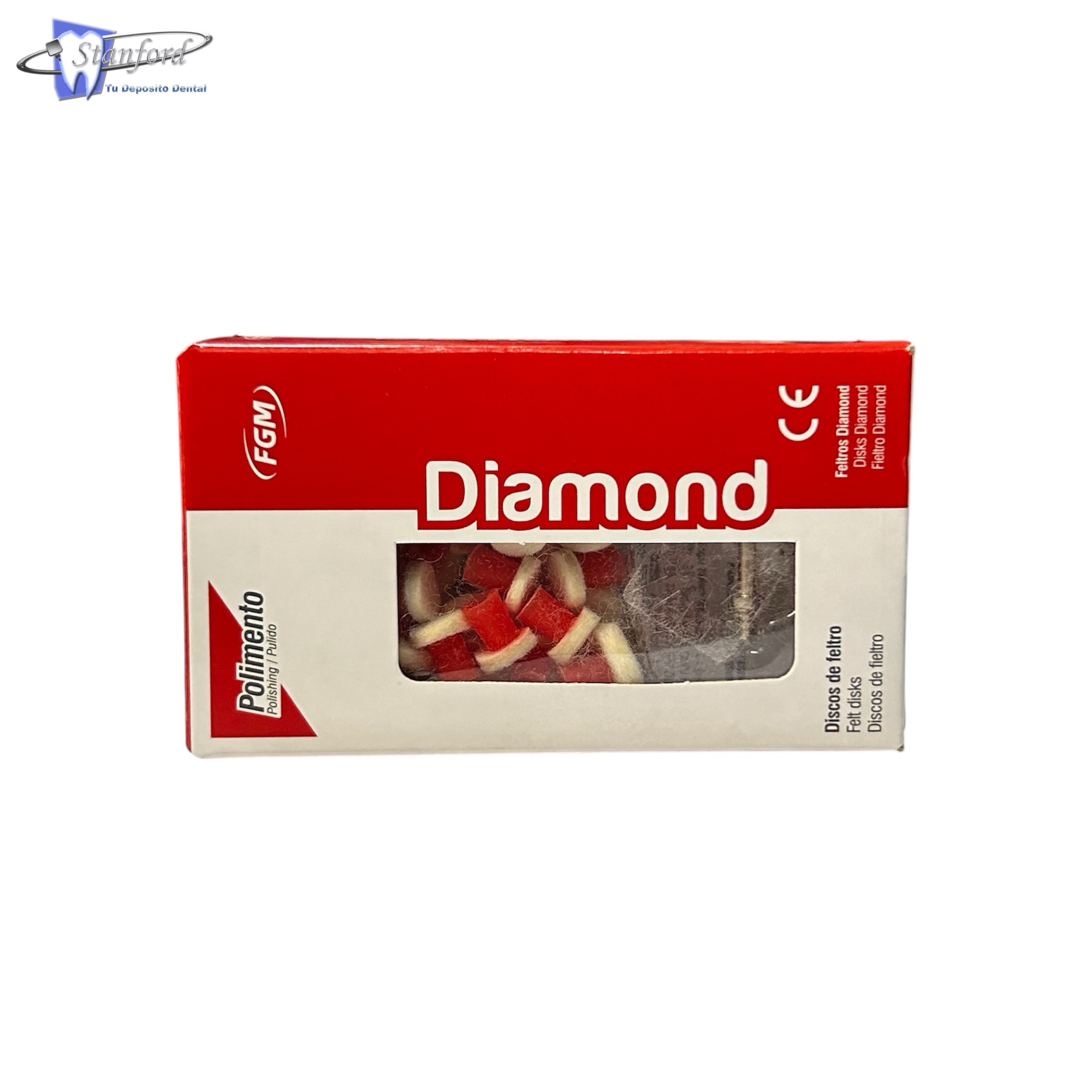 Discos De Fieltro Natural 8Mm - 12 Discos