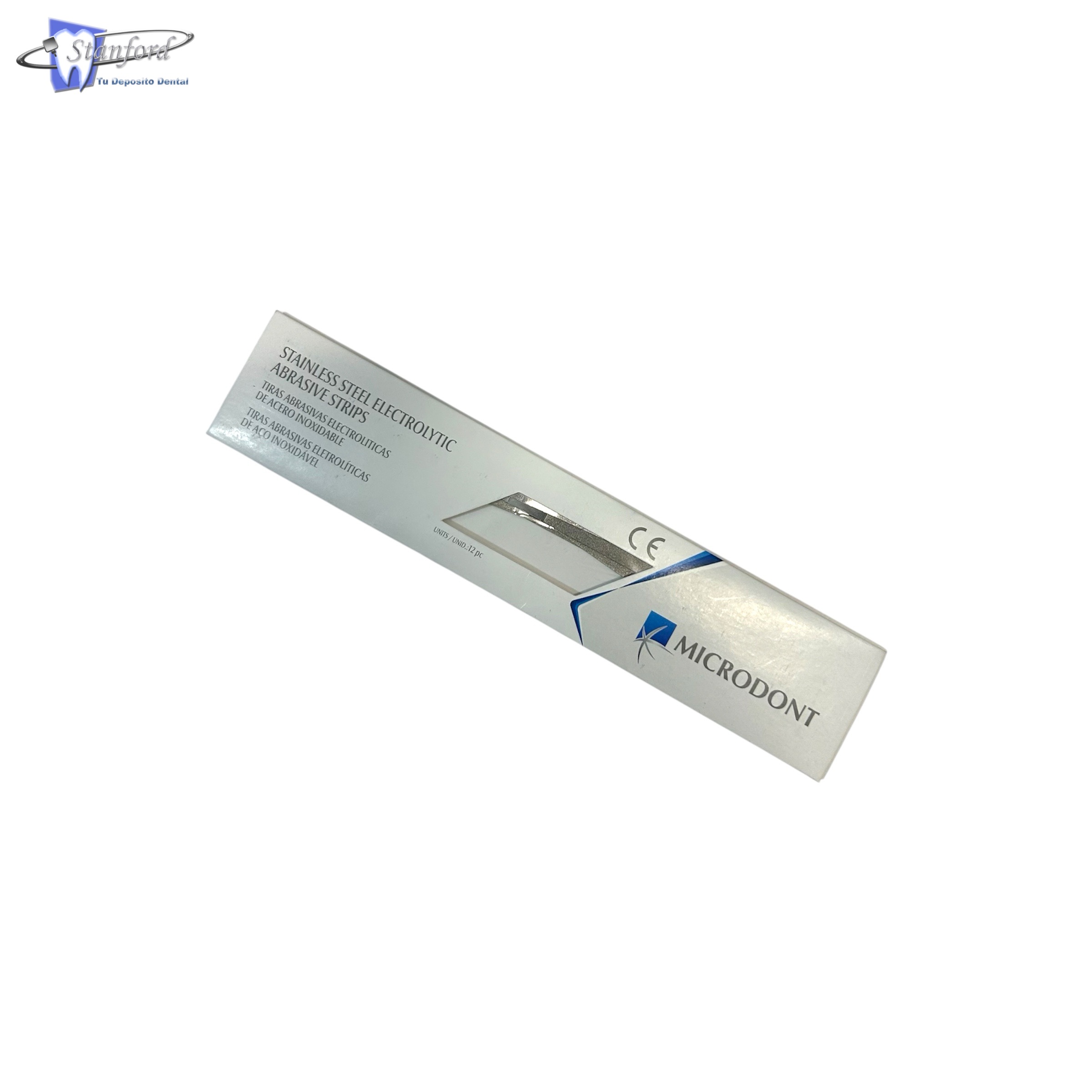 Tira De Acero Doble Cara 4Mm Microdont