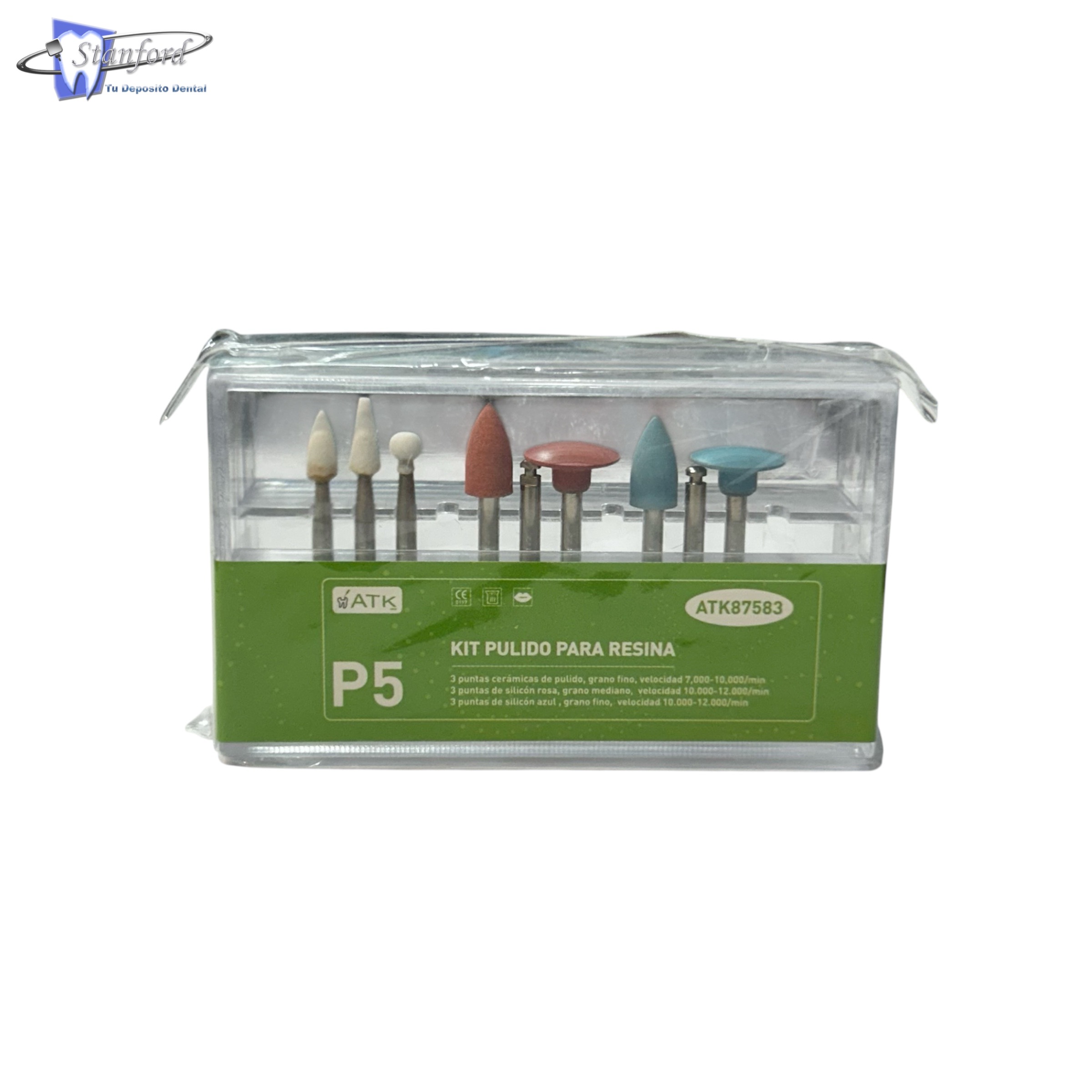 Kit Pulido De Resina C/9 Tessan