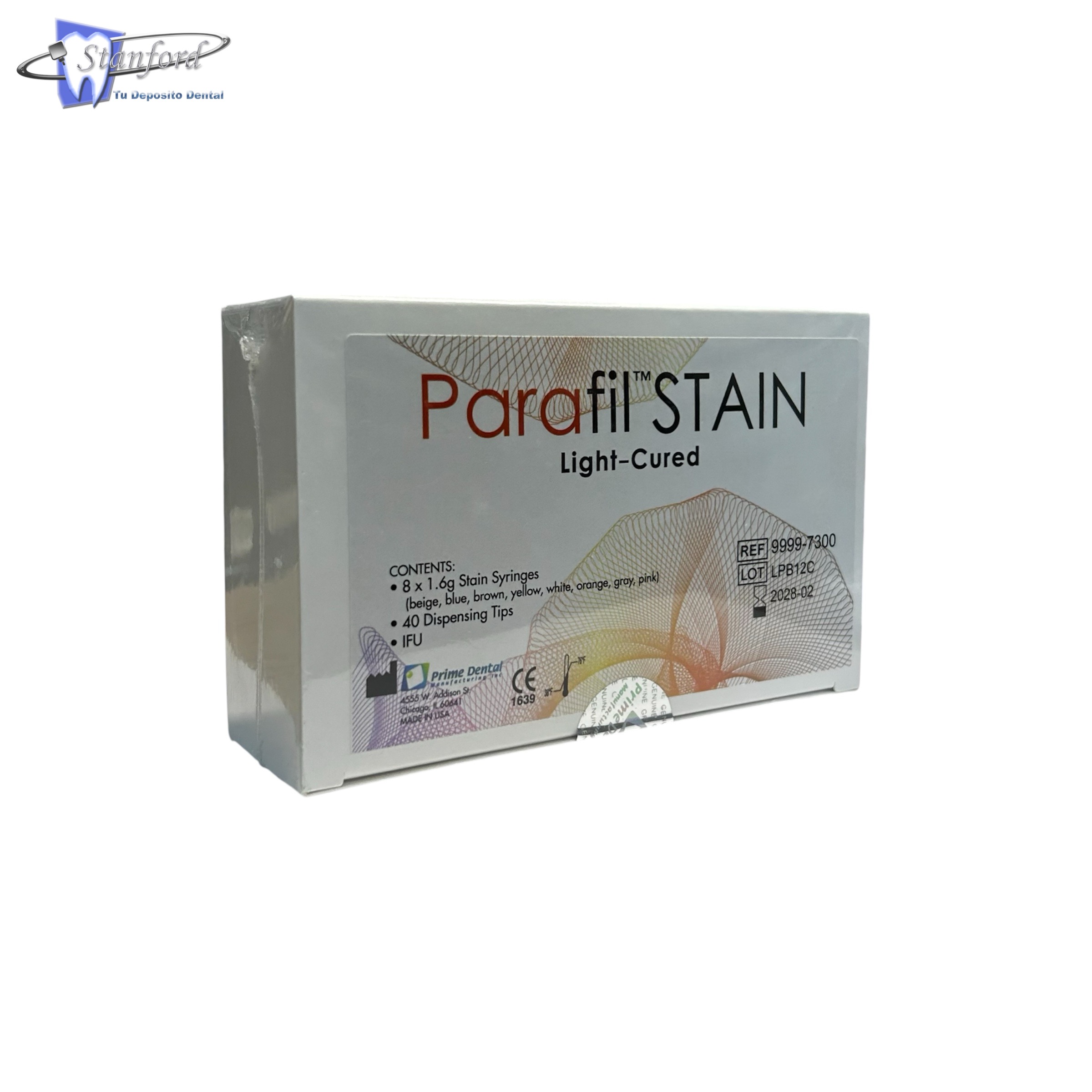 Kit Parafill Stain 8 Jer. Prime Dent