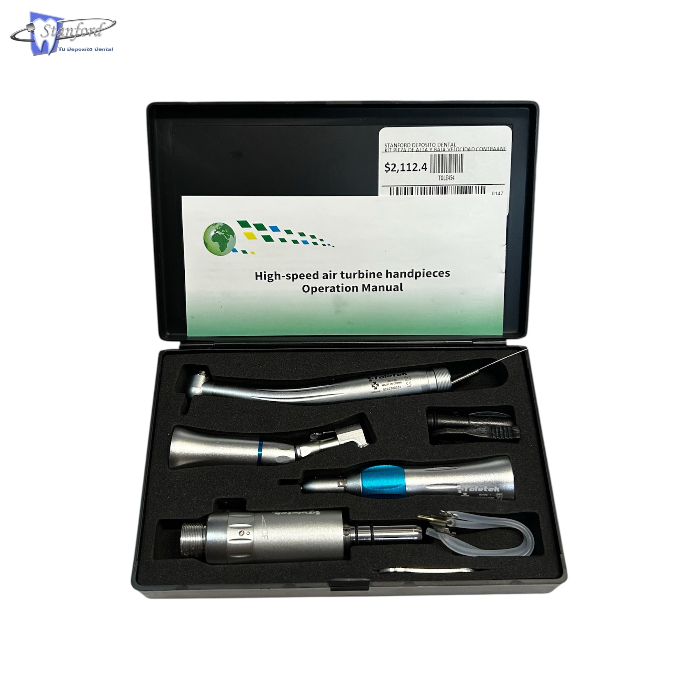 Kit Pieza De Alta Y Baja Velocidad Contraangulo Toletek