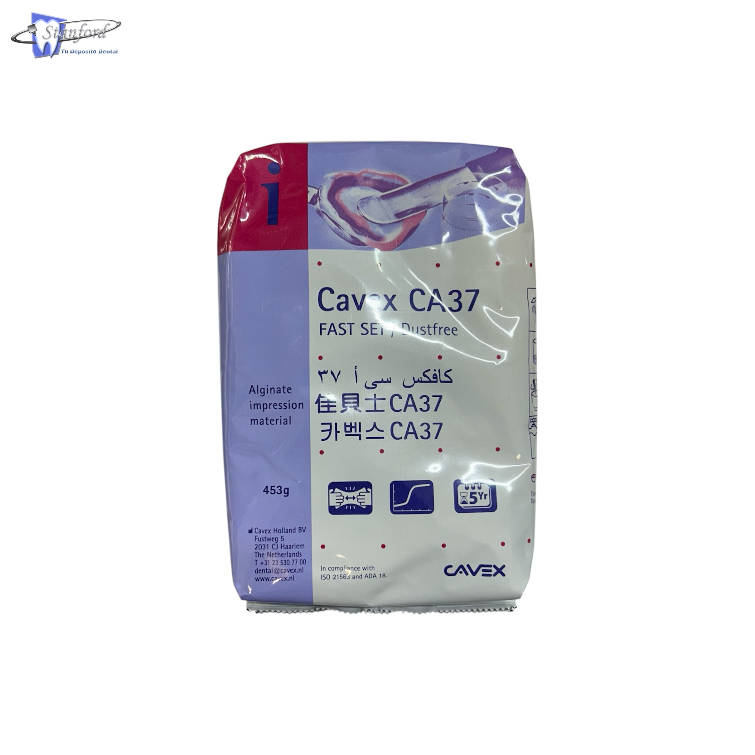 Alginato Cavex Ca37 Fast Set