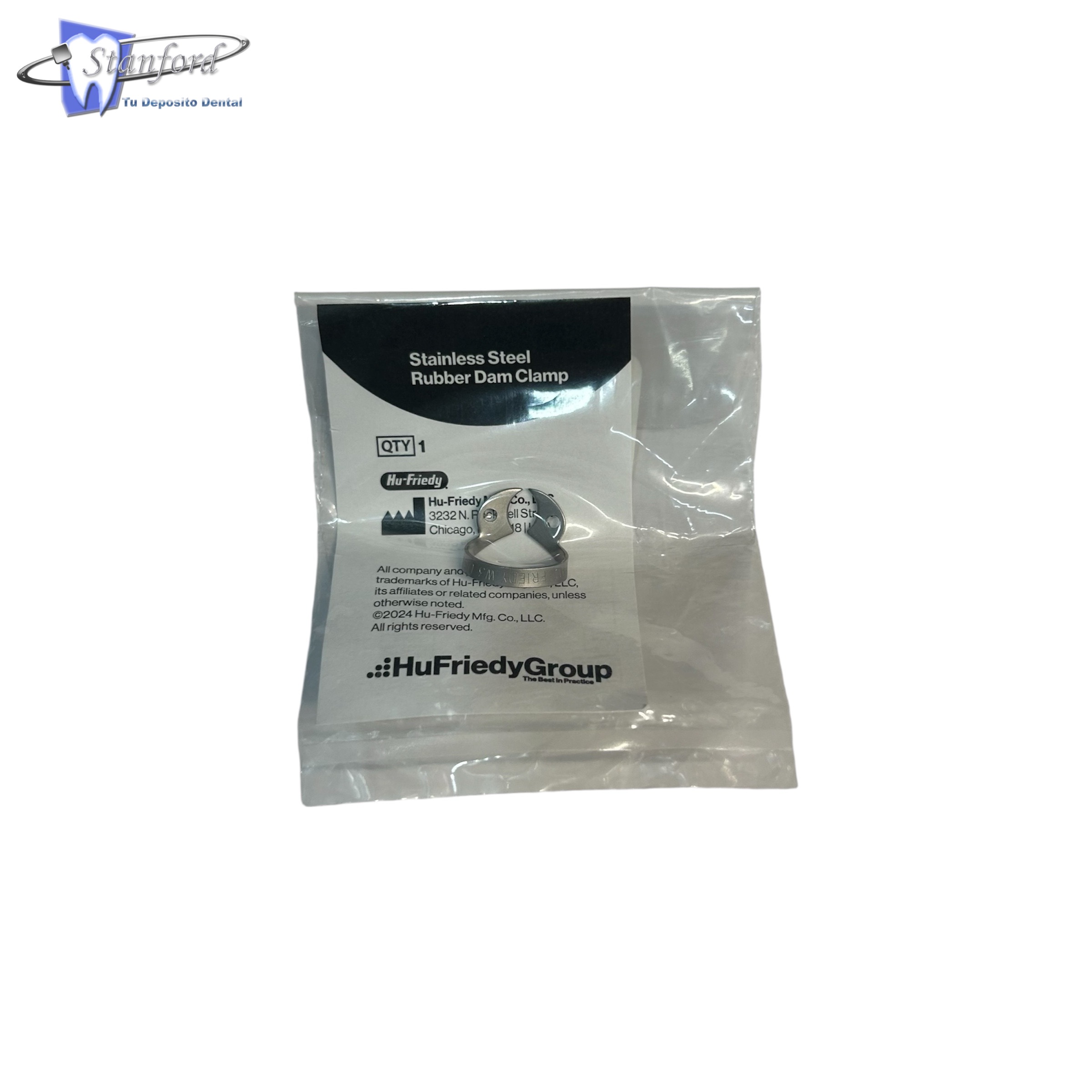 Grapa #W3 Para Molares Inferior Sin Aletas Hu-Friedy