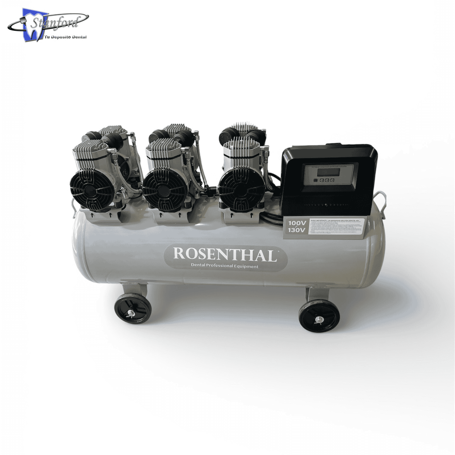 compresor_rosenthal_3hp_100l_horizontal_deposito_dental_stanford_irapuato.png